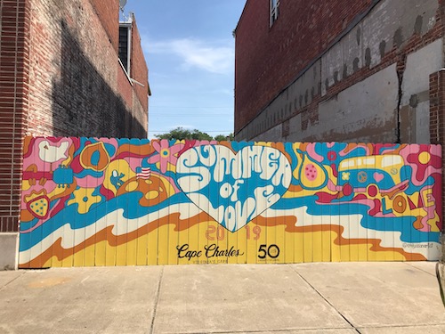 Summer of Love Mural, Cape Charles, VA