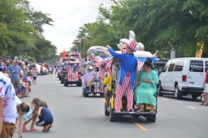 golf cart 4th of July parade